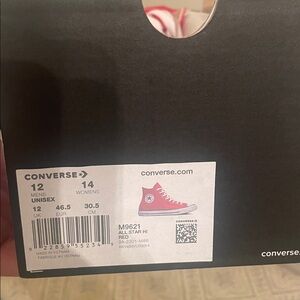 Converse Red High Top Sneakers